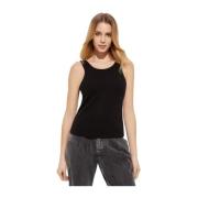 Zwarte Tanktop Ixiah , Black , Dames