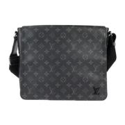 Pre-owned Leather louis-vuitton-bags Louis Vuitton Vintage , Gray , Da...