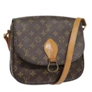 Pre-owned Canvas louis-vuitton-bags Louis Vuitton Vintage , Brown , Da...