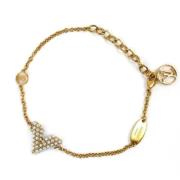 Pre-owned Metal bracelets Louis Vuitton Vintage , Yellow , Dames