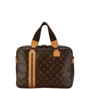 Pre-owned Canvas shoulder-bags Louis Vuitton Vintage , Brown , Dames