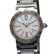 Pre-owned Stainless Steel watches Bvlgari Vintage , White , Dames