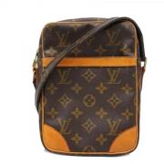 Pre-owned Fabric louis-vuitton-bags Louis Vuitton Vintage , Brown , Da...