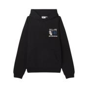 Extra Zware Hood II Sweater Obey , Black , Heren