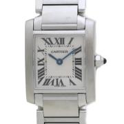 Pre-owned Metal watches Cartier Vintage , Gray , Dames