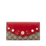 Pre-owned Leather wallets Gucci Vintage , Multicolor , Dames