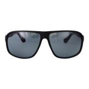 Stijlvolle zonnebril met model 0Ea4029 Emporio Armani , Black , Heren