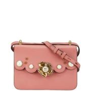 Pre-owned Leather shoulder-bags Gucci Vintage , Pink , Dames