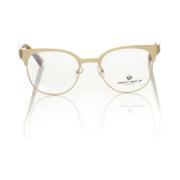 Clubmaster Bril, Gouden Metalen Frame Frankie Morello , Yellow , Dames