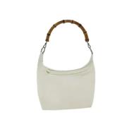 Pre-owned Nylon gucci-bags Gucci Vintage , White , Dames