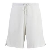 Katoenen Bermuda Shorts met Terry Cloth Effect Department Five , White...