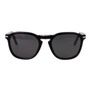 Stijlvolle zonnebril met model 0Po3345S Persol , Black , Heren