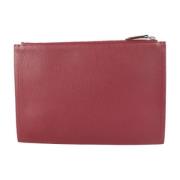 Pre-owned Leather clutches Givenchy Pre-owned , Red , Dames