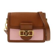 Pre-owned Leather louis-vuitton-bags Louis Vuitton Vintage , Beige , D...