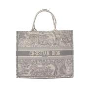 Pre-owned Canvas totes Dior Vintage , Gray , Dames