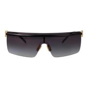 Stijlvolle zonnebril voor een trendy look Miu Miu , Black , Dames