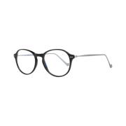 Heren Ronde Blauwfilter Optische Monturen Hackett , Black , Heren