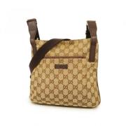 Pre-owned Canvas gucci-bags Gucci Vintage , Brown , Dames