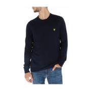 Blauwe Lange Mouw Gebreide Kleding Herfst/Winter Lyle & Scott , Blue ,...