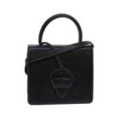 Pre-owned Leather handbags Loewe Pre-owned , Black , Dames