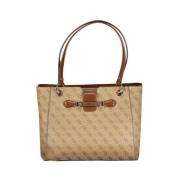 Beige Handtas Polyethyleen | Stijlvol Model Guess , Beige , Dames