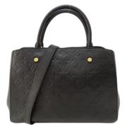 Pre-owned Leather louis-vuitton-bags Louis Vuitton Vintage , Black , D...