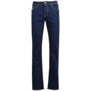 Slim Fit Donkere Denim Jeans Jacob Cohën , Blue , Heren