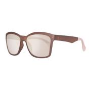 Bruine plastic zonnebril voor vrouwen Guess , Brown , Dames