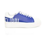 Heren Leren High Top Sneakers Cerruti 1881 , Blue , Heren