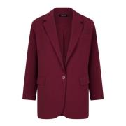 Wijnrood Maisie Oversized Blazer Ydence , Red , Dames