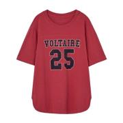 Rood bedrukt shirt Zadig & Voltaire , Red , Dames