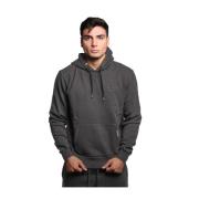 Zwarte Katoenen Hoodie met Logodetail Sun68 , Gray , Heren