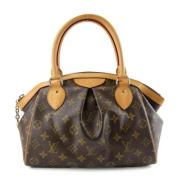 Pre-owned Canvas handbags Louis Vuitton Vintage , Brown , Dames