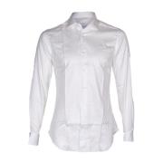 Heren Reis Twill Overhemd, Franse Kraag Xacus , White , Heren