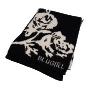 Bloemen Jacquard Omkeerbare Sjaal Blugirl , Black , Dames