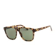 Groene Lens Plastic Zonnebril voor Mannen Guess , Brown , Heren