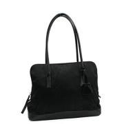 Pre-owned Canvas prada-bags Prada Vintage , Black , Dames