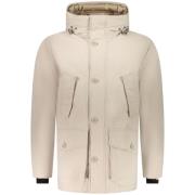 Arctische Parka met Dons en Veren Woolrich , Beige , Heren