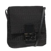 Pre-owned Canvas fendi-bags Fendi Vintage , Black , Dames