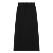 Lange Rok in Trendy Stijl The Row , Black , Dames