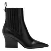 Lage Laars Modieuze Stijlvolle Schoenen Valentino Garavani , Black , D...