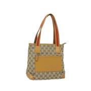 Pre-owned Canvas handbags Gucci Vintage , Beige , Dames