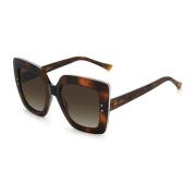 Bruine Acetaat Zonnebril met Degraded Lens Jimmy Choo , Brown , Dames