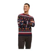 Gebreide ronde hals trui Jack & Jones , Multicolor , Heren