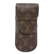 Pre-owned Canvas pouches Louis Vuitton Vintage , Brown , Dames