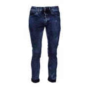 Heren Denim Jeans. Skinny Fit. Gemaakt in Italië. Dondup , Blue , Here...