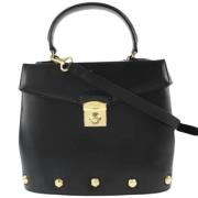 Pre-owned Leather handbags Salvatore Ferragamo Pre-owned , Black , Dam...