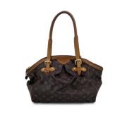 Pre-owned Fabric totes Louis Vuitton Vintage , Brown , Dames