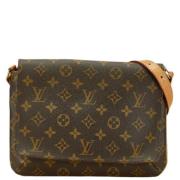 Pre-owned Leather louis-vuitton-bags Louis Vuitton Vintage , Brown , D...