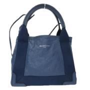 Pre-owned Leather handbags Balenciaga Vintage , Blue , Dames